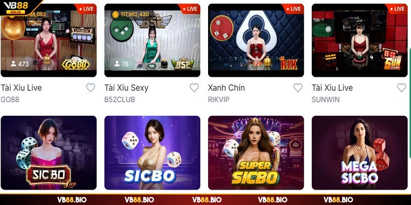 Tài Xỉu là một game phổ biến